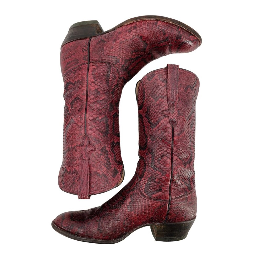 Lucchese San Antonio Full Burmese Python Mens 11.… - image 7